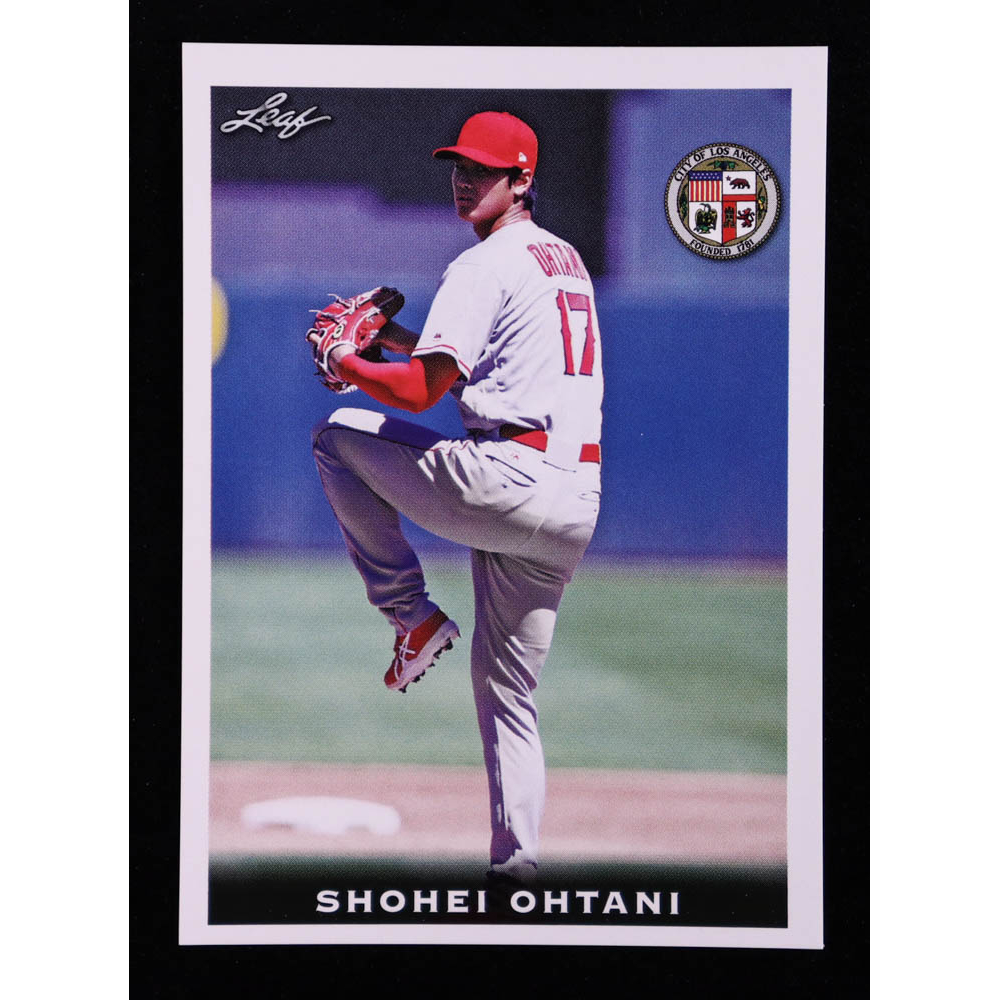 Shohei Ohtani 2018 Leaf National Convention Shohei Ohtani #Rookie04 RC at PristineAuction.com