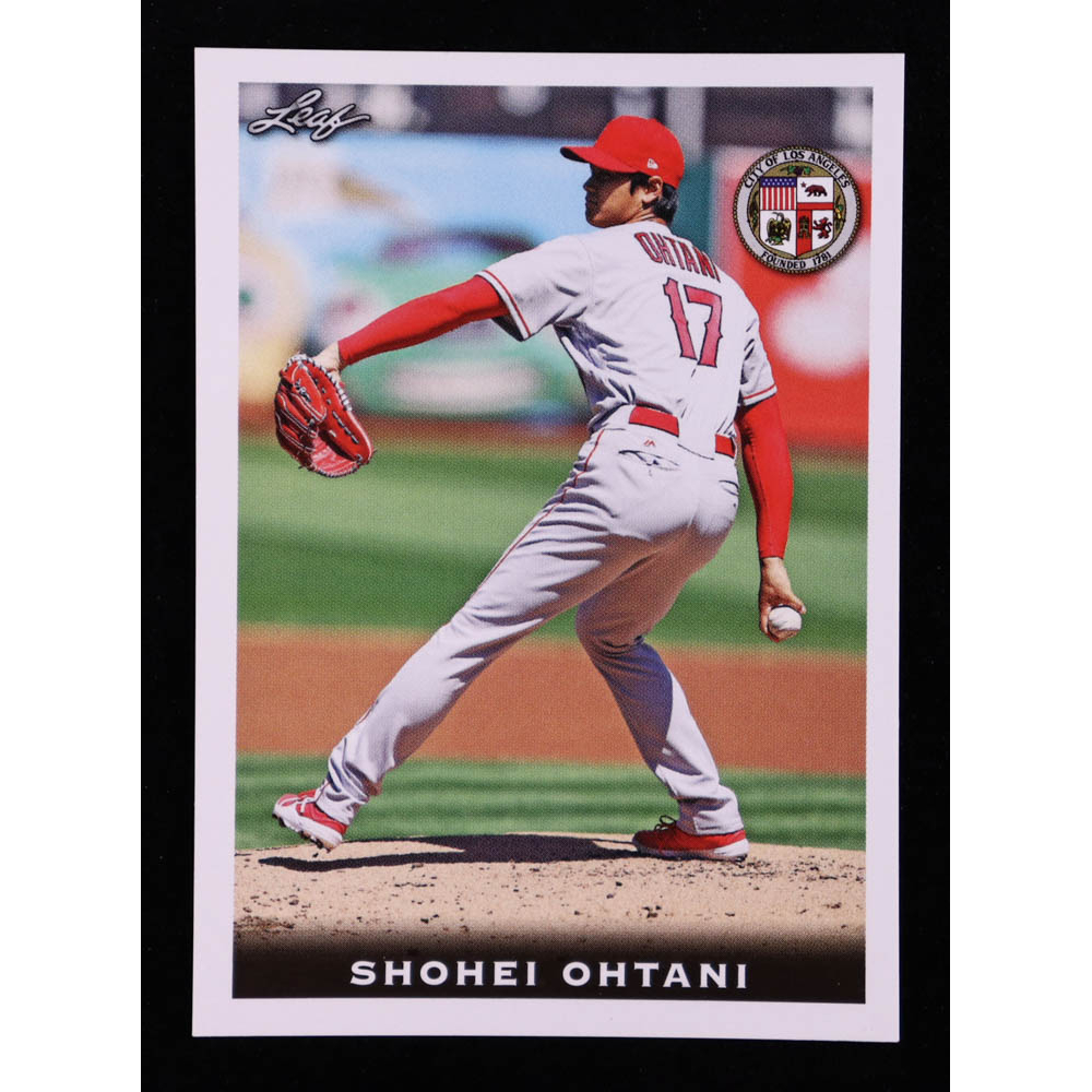 Shohei Ohtani 2018 Leaf National Convention Shohei Ohtani #Rookie02 RC at PristineAuction.com