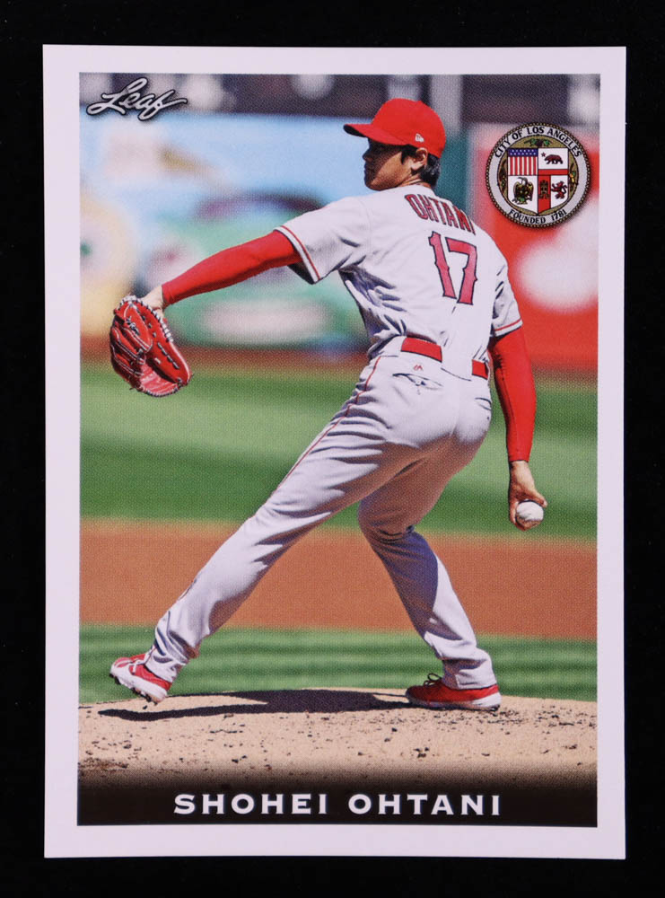 Shohei Ohtani 2018 Leaf National Convention Shohei Ohtani #Rookie02 RC at PristineAuction.com Shohei Ohtani 2018 Leaf National Convention Shohei Ohtani #Rookie02 RC at PristineAuction.com