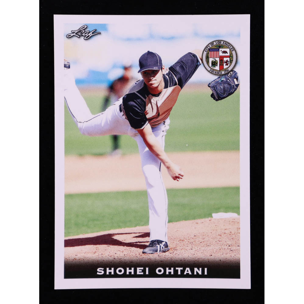 Shohei Ohtani 2018 Leaf National Convention Shohei Ohtani #Rookie05 RC at PristineAuction.com