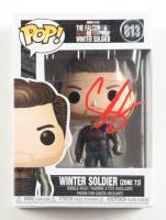 Sebastian Stan Signed "The Falcon And The Winter Soldier" #813 Winter Soldier (Zone 73) Bobble-Head Funko Pop! Vinyl Figure (PSA) at PristineAuction.com