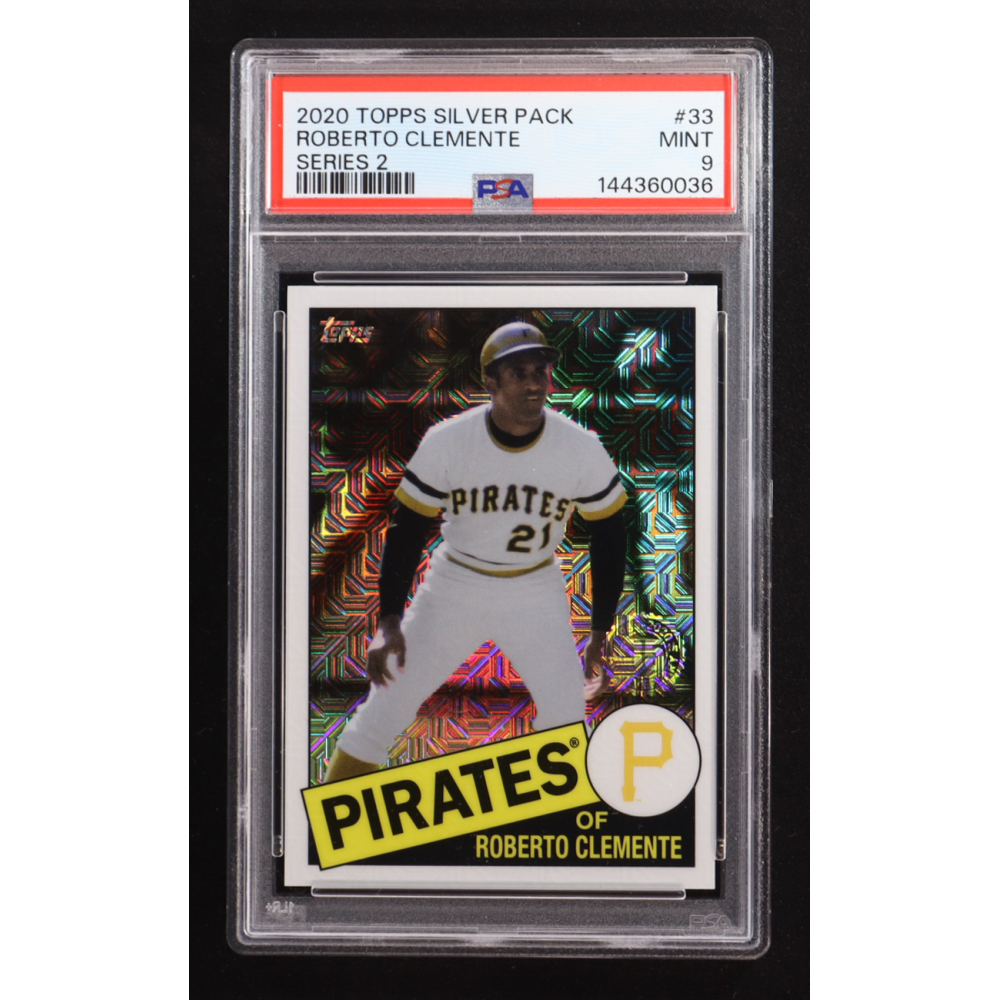 Roberto Clemente 2020 Topps Silver Pack Series 2 35th Anniversary #33 (PSA 9) at PristineAuction.com