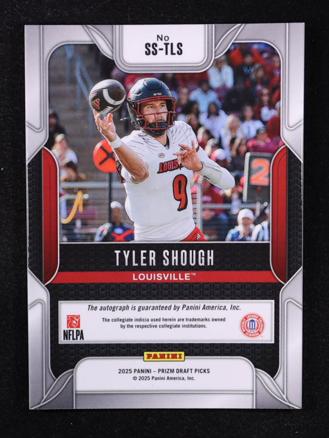 Tyler Shough 2025 Panini Prizm Draft Picks Sensational Signatures #97 RC at PristineAuction.com Tyler Shough 2025 Panini Prizm Draft Picks Sensational Signatures #97 RC at PristineAuction.com