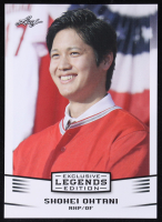 Shohei Ohtani 2018 Leaf Ohtani Legends Exclusive Edition #EE01 RC at PristineAuction.com