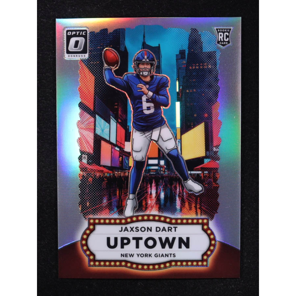 Jaxson Dart 2025 Donruss Optic Uptown #11 RC at PristineAuction.com