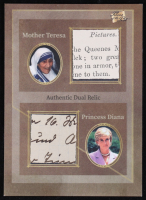 Mother Teresa / Princess Diana 2025 Pieces of the Past Dual Relic #195 at PristineAuction.com