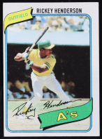 Rickey Henderson 1980 Topps #482 RC at PristineAuction.com