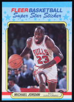 Michael Jordan 1988-89 Fleer Stickers #7 at PristineAuction.com