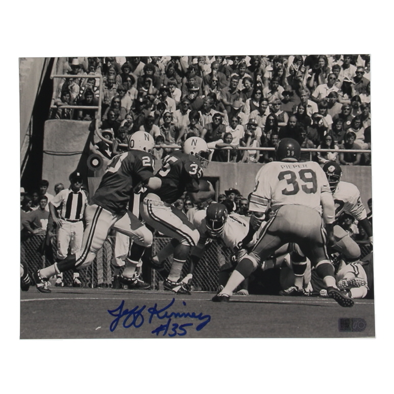 Jeff Kinney Signed Nebraska Cornhuskers 8x10 Photo (AIV) at PristineAuction.com Jeff Kinney Signed Nebraska Cornhuskers 8x10 Photo (AIV) at PristineAuction.com