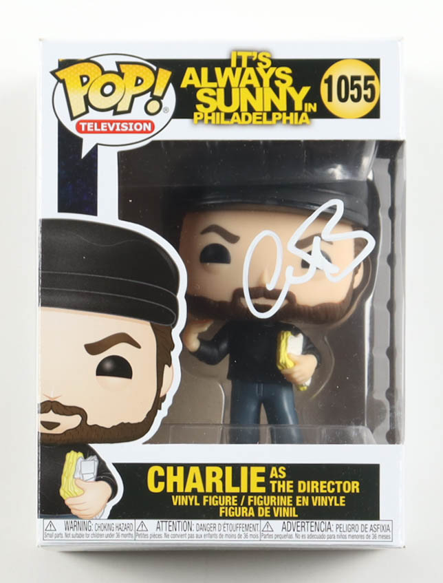 Charlie Day Signed "It's Always Sunny in Philadelphia" #1055 Charlie As The Director Funko Pop! Vinyl Figure (JSA) at PristineAuction.com Charlie Day Signed "It's Always Sunny in Philadelphia" #1055 Charlie As The Director Funko Pop! Vinyl Figure (JSA) at PristineAuction.com