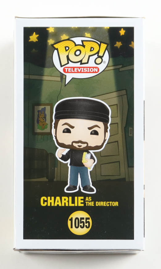 Charlie Day Signed "It's Always Sunny in Philadelphia" #1055 Charlie As The Director Funko Pop! Vinyl Figure (JSA) at PristineAuction.com Charlie Day Signed "It's Always Sunny in Philadelphia" #1055 Charlie As The Director Funko Pop! Vinyl Figure (JSA) at PristineAuction.com