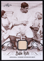 Babe Ruth 2016 Leaf Babe Ruth Collection Yankee Stadium Seat Silver #YS5 at PristineAuction.com