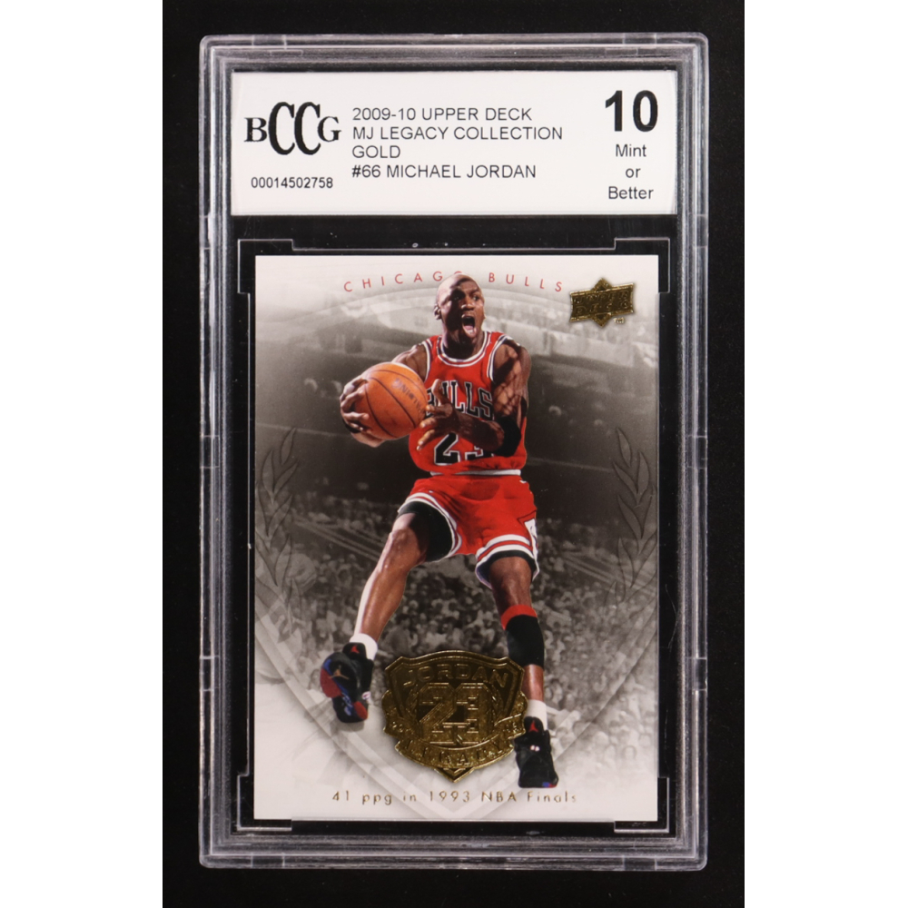 Michael Jordan 2009-10 Upper Deck MJ Legacy Collection Gold #66 (BCCG 10) at PristineAuction.com