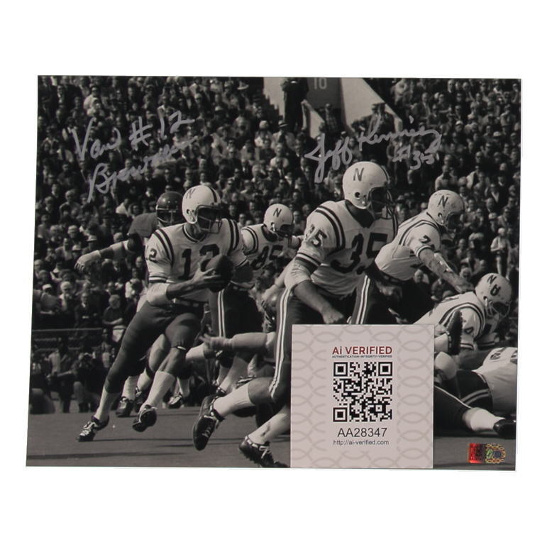 Jeff Kinney & Van Brownson Signed Nebraska Cornhuskers 8x10 Photo (AIV) at PristineAuction.com Jeff Kinney & Van Brownson Signed Nebraska Cornhuskers 8x10 Photo (AIV) at PristineAuction.com