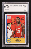 Lebron James 2003-04 Topps Bazooka #276 RC (BCCG 10) at PristineAuction.com