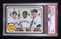 Harmon Killebrew / Willie Mays / Mickey Mantle 1968 Topps Super Stars #490 (PSA 7) at PristineAuction.com