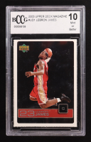 Lebron James 2003 Upper Deck Magazine #UD1 RC (BCCG 10) at PristineAuction.com