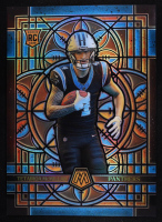 Tetairoa McMillan 2025 Panini Mosaic Stained Glass Oversized #3 RC at PristineAuction.com