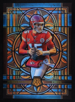 Patrick Mahomes 2025 Panini Mosaic Stained Glass Oversized #13 at PristineAuction.com