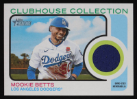 Mookie Betts 2022 Topps Heritage Clubhouse Collection Relics #CCRMB at PristineAuction.com