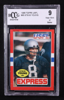 Steve Young 1985 Topps USFL #65 RC (BCCG 9) at PristineAuction.com