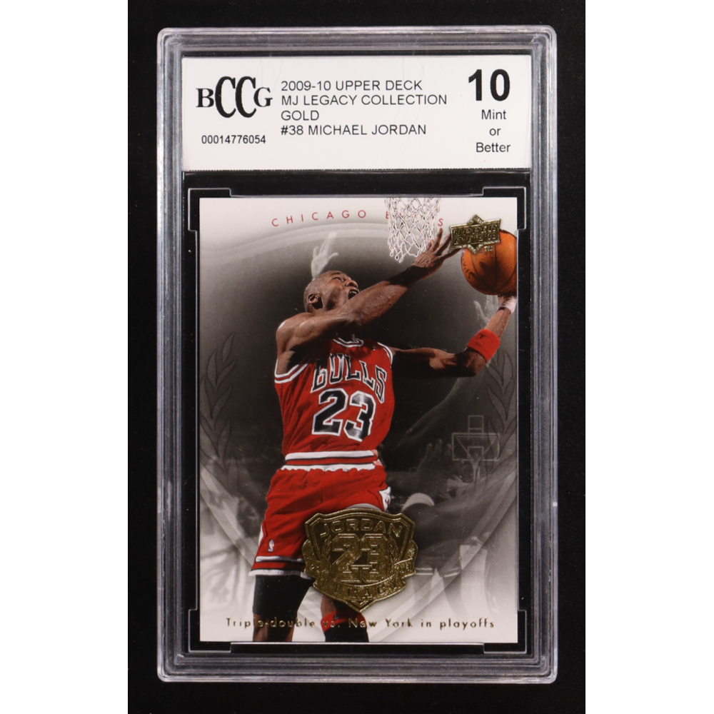 Michael Jordan 2009-10 Upper Deck MJ Legacy Collection Gold #38 (BCCG 10) at PristineAuction.com
