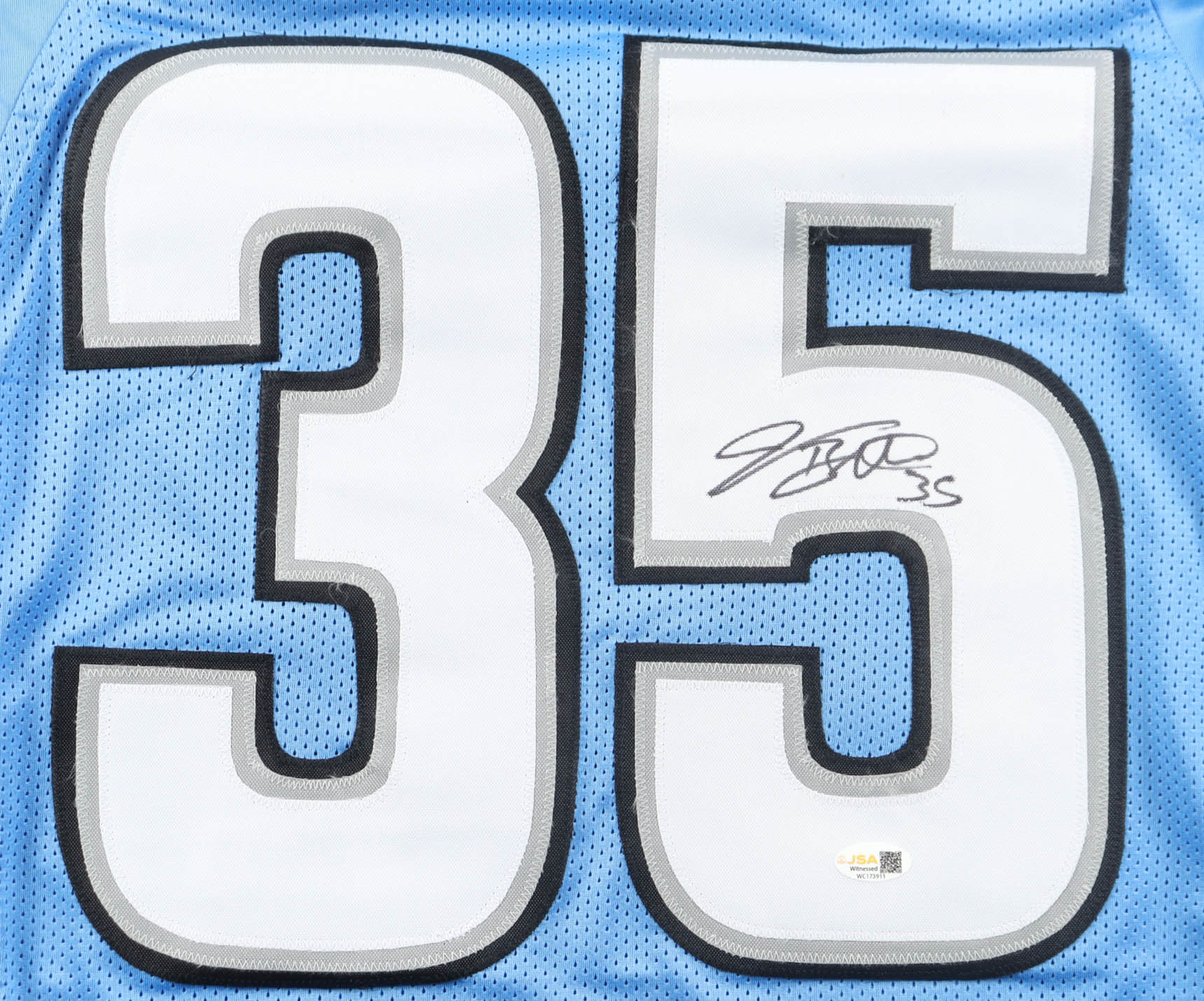 Joique Bell Signed Jersey (JSA) at PristineAuction.com Joique Bell Signed Jersey (JSA) at PristineAuction.com