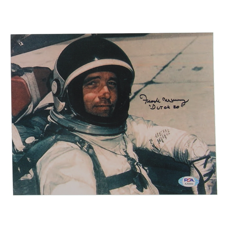 Frank Murray Signed 8x10 Photo Inscribed "A-12 Pilot 1967" (PSA) at PristineAuction.com Frank Murray Signed 8x10 Photo Inscribed "A-12 Pilot 1967" (PSA) at PristineAuction.com