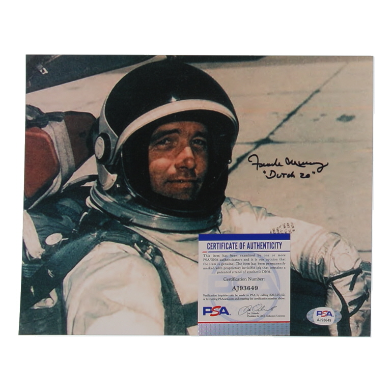 Frank Murray Signed 8x10 Photo Inscribed "A-12 Pilot 1967" (PSA) at PristineAuction.com Frank Murray Signed 8x10 Photo Inscribed "A-12 Pilot 1967" (PSA) at PristineAuction.com