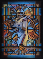 Josh Allen 2025 Panini Mosaic Stained Glass Oversized #2 at PristineAuction.com