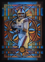 Josh Allen 2025 Panini Mosaic Stained Glass Oversized #2 at PristineAuction.com