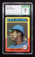 Hank Aaron 1975 Topps #660 (CSG 7) at PristineAuction.com