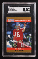 Joe Montana 1990 Pro Set Player Of The Week #2 (SGC 8.5) at PristineAuction.com