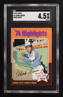 Hank Aaron 1975 Topps Highlights #1 (SGC 4.5) at PristineAuction.com