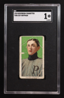 Izzy Hoffman 1909-11 Sovereign Cigarettes T206 ML Providence #217 (SGC 1) at PristineAuction.com
