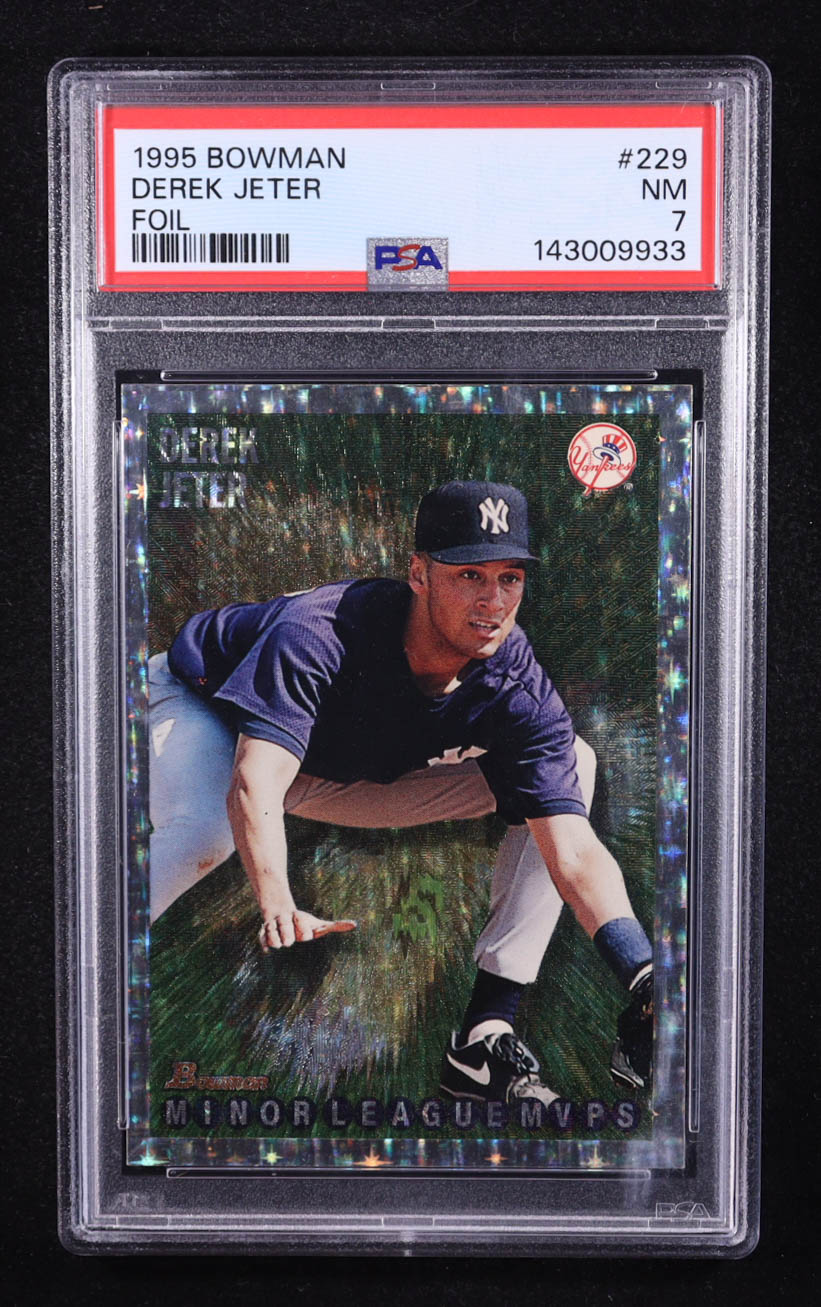 Derek Jeter 1995 Bowman #229 Foil RC (PSA 7) at PristineAuction.com Derek Jeter 1995 Bowman #229 Foil RC (PSA 7) at PristineAuction.com