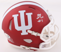 D'Angelo Ponds Signed Indiana Hoosiers Speed Mini Helmet (JSA) at PristineAuction.com