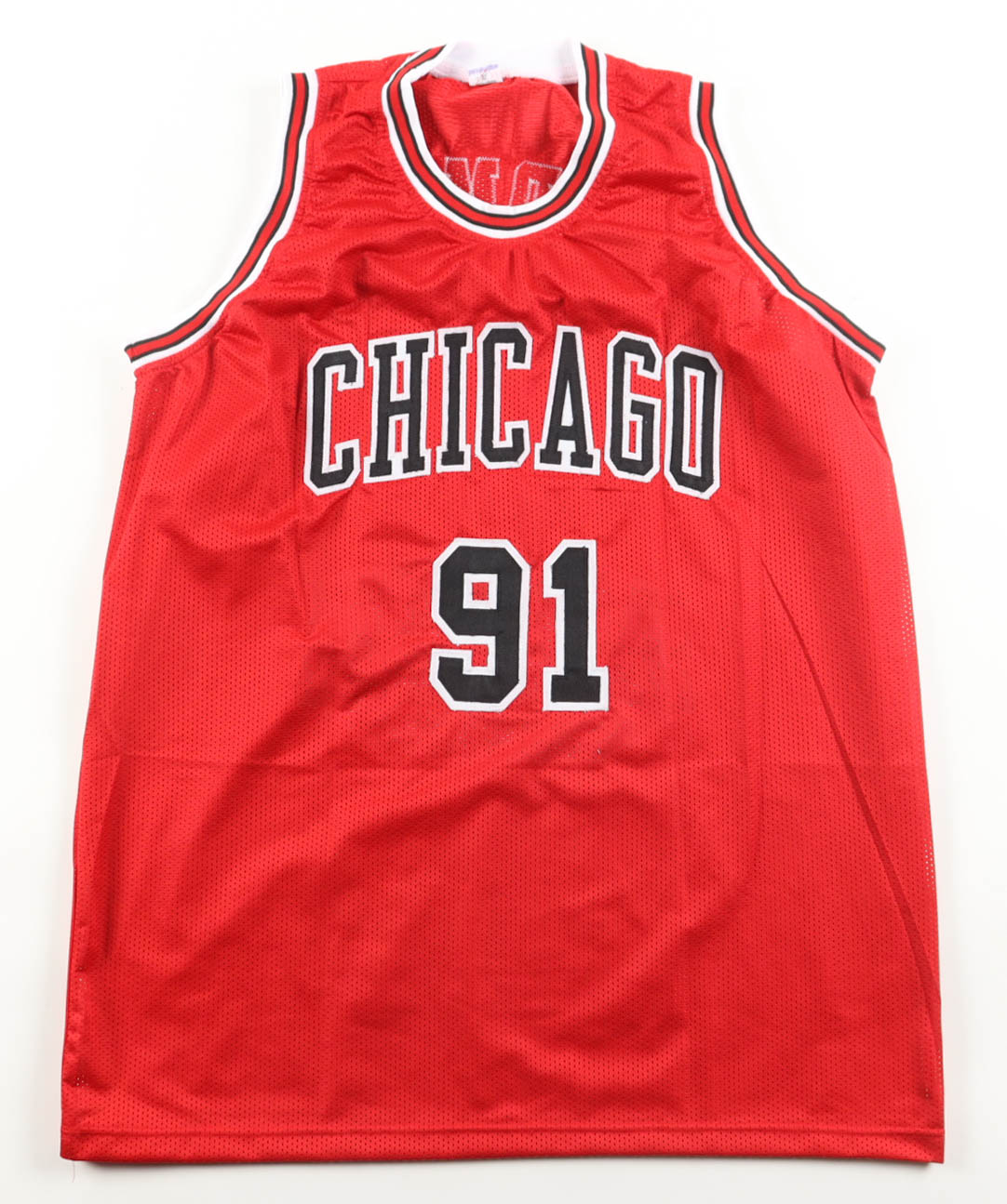 Dennis Rodman Signed Career Highlight Stat Jersey Inscribed "HOF 2011" (JSA) at PristineAuction.com Dennis Rodman Signed Career Highlight Stat Jersey Inscribed "HOF 2011" (JSA) at PristineAuction.com