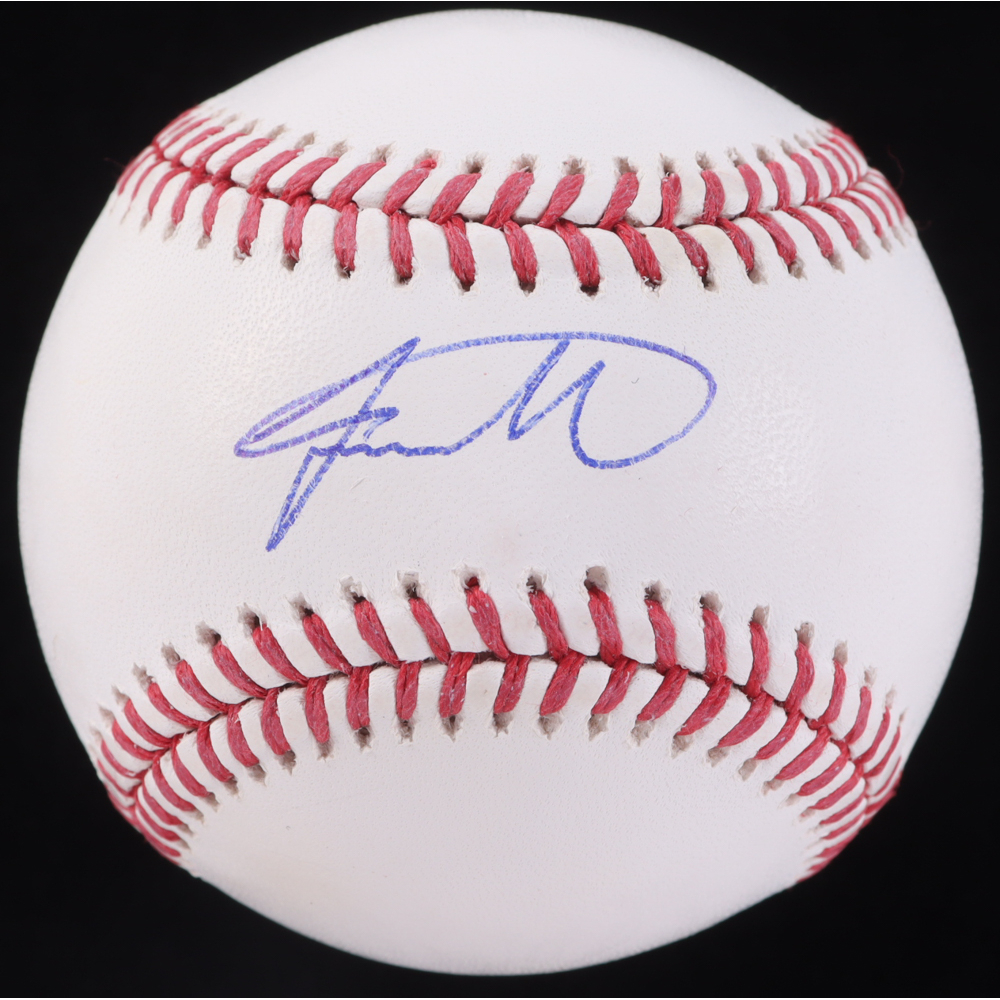 Jackson Merrill Signed OML Baseball (Prova) at PristineAuction.com