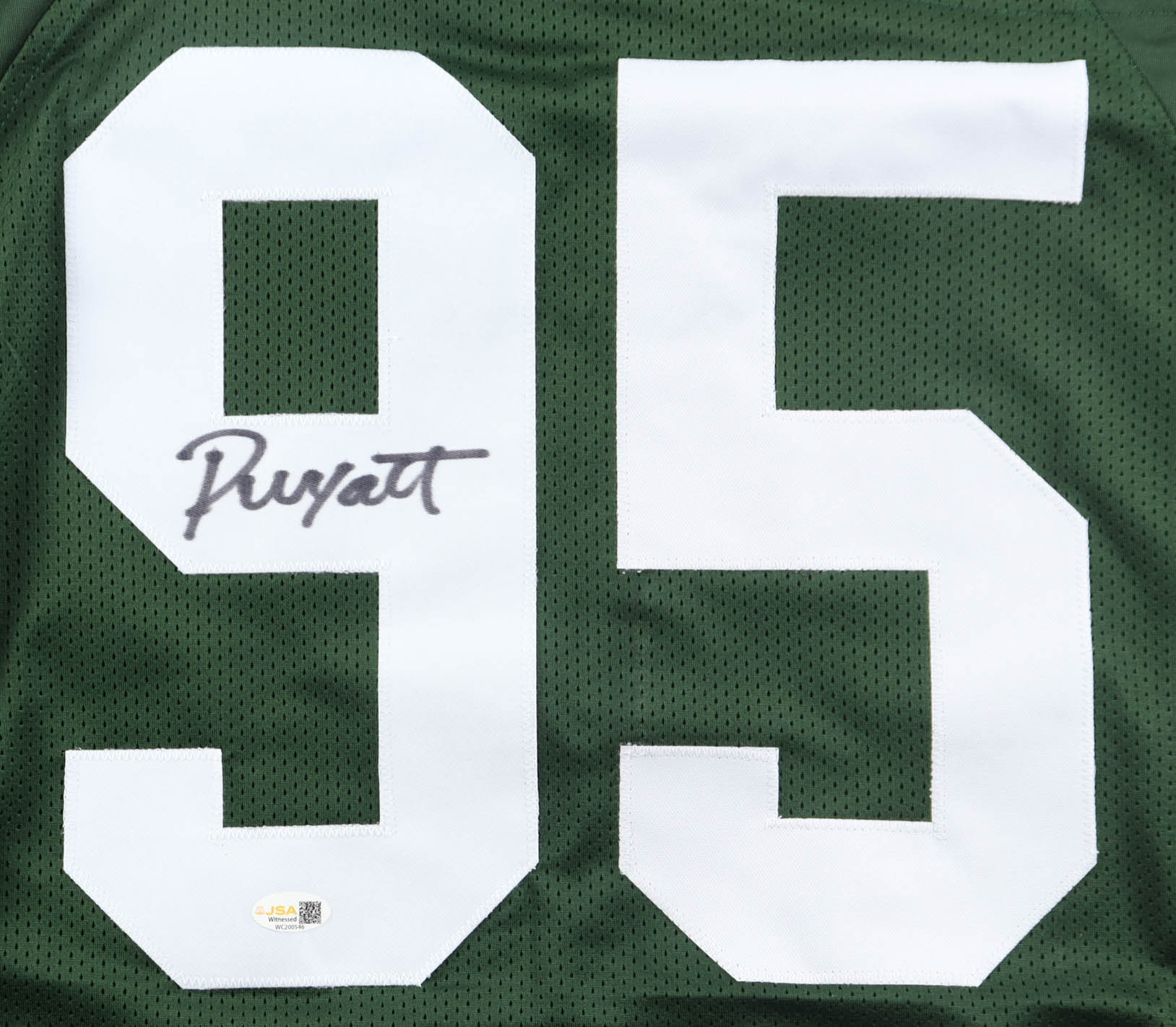 Devonte Wyatt Signed Jersey (JSA) at PristineAuction.com Devonte Wyatt Signed Jersey (JSA) at PristineAuction.com