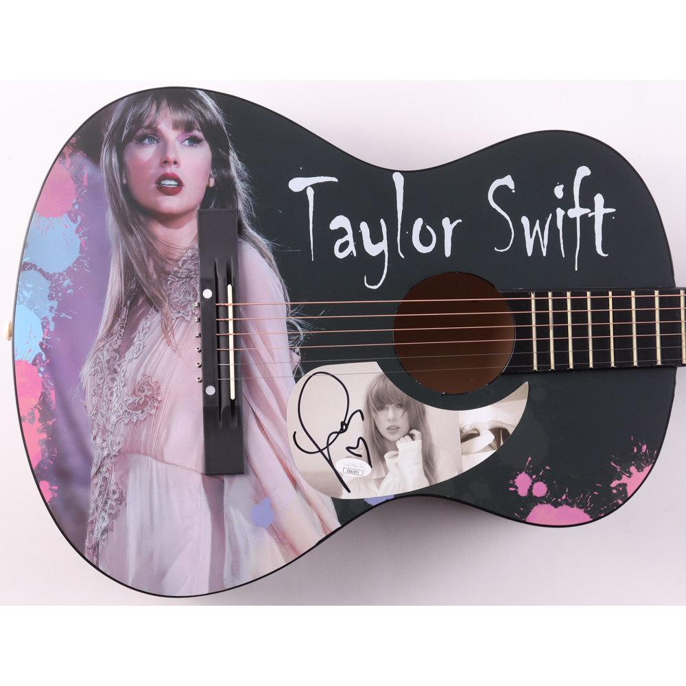 Taylor Swift Guitar with Signed Custom Insert Pickguard (JSA) at PristineAuction.com