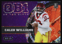 Caleb Williams 2023 Wild Card QB1 On the Clock Purple #CW2 #09/15 RC at PristineAuction.com