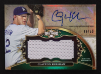 Clayton Kershaw 2013 Topps Triple Threads Unity Relic Autographs Emerald #CK #49/50 at PristineAuction.com