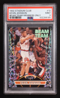 Kevin Johnson 1992-93 Stadium Club Beam Team Members Only Parallel #12 (PSA 9) at PristineAuction.com