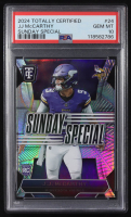 JJ McCarthy 2024 Totally Certified Sunday Special #24 RC (PSA 10) at PristineAuction.com