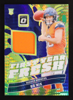 Bo Nix 2024 Panini Donruss Optic First Year Fresh Patch #FYF-BNX RC at PristineAuction.com