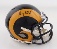Henry Ellard Signed Rams Throwback Alternate Speed Mini Helmet (Schwartz) at PristineAuction.com