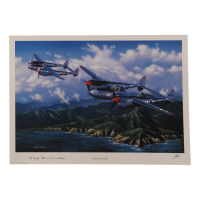 Marge Bong Drucker Signed Stan Stokes "A Pair of Aces" Lithograph (AIV) at PristineAuction.com