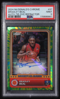 Bradley Beal 2024 Topps Chrome McDonald's All American Action Shot Autographs Tie Dye Refractors #97 #16/25 (PSA 9) at PristineAuction.com