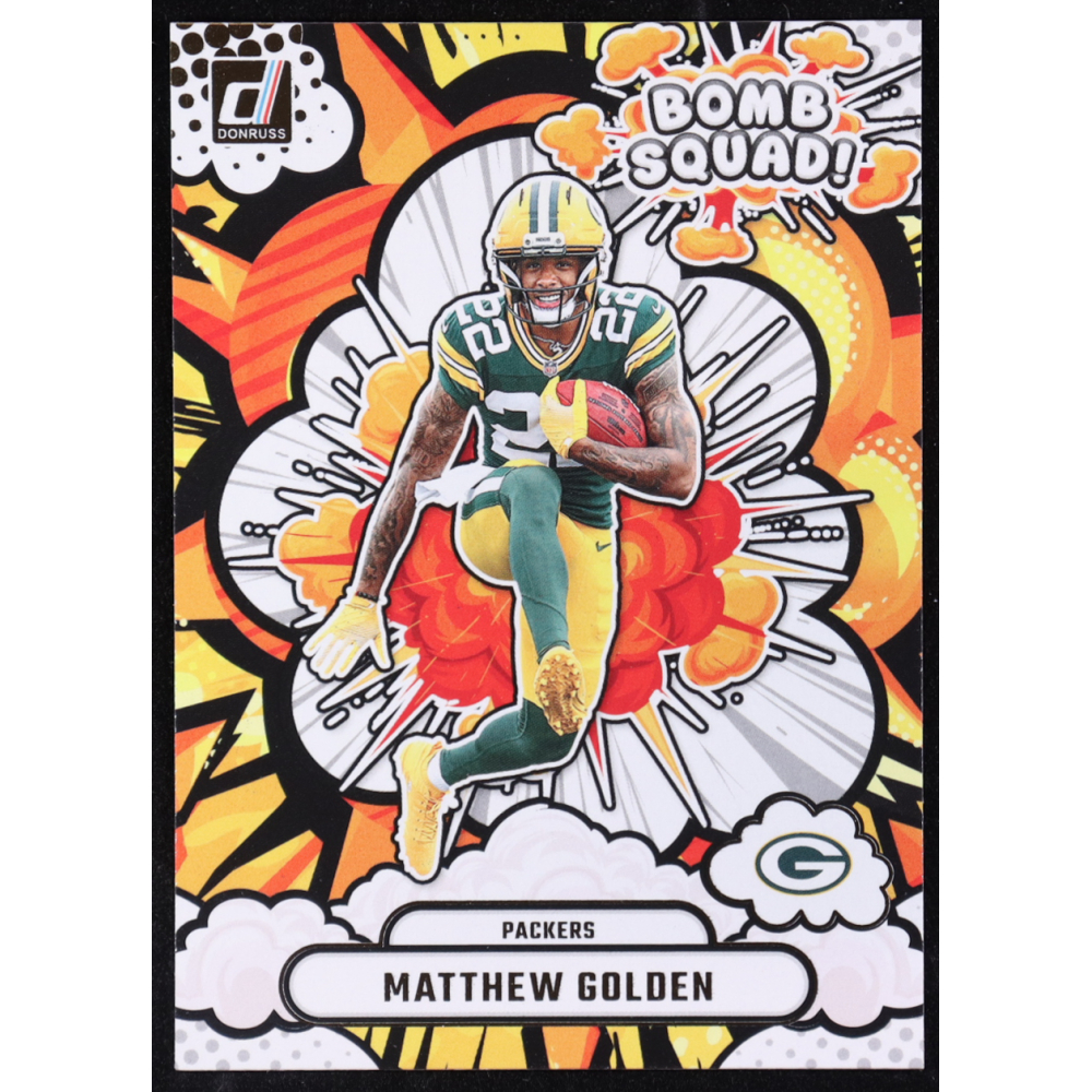 Matthew Golden 2025 Donruss Bomb Squad #20 RC at PristineAuction.com